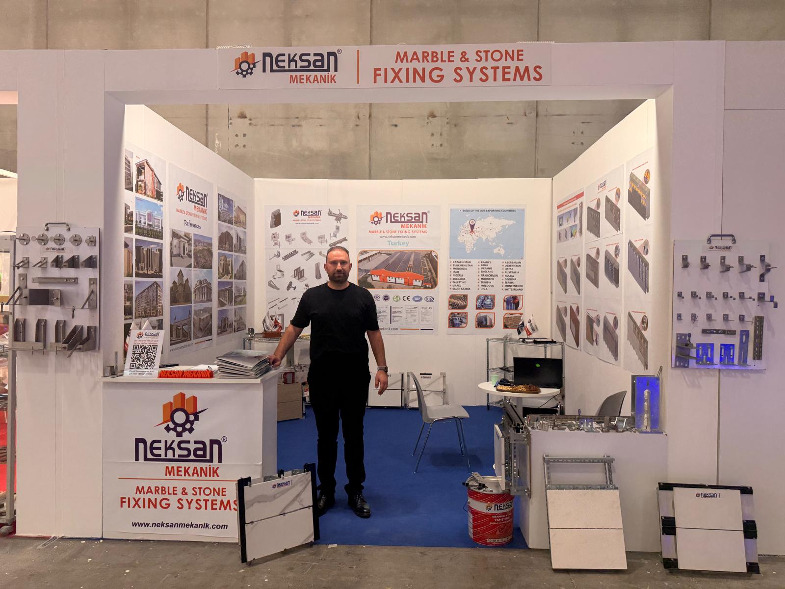 Marmo Mac 2025 fuarında yerimizi aldık.